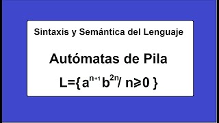 autómata a(n+1)b2n